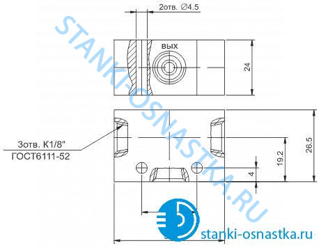 Пневмоклапан ИЛИ КИ-4