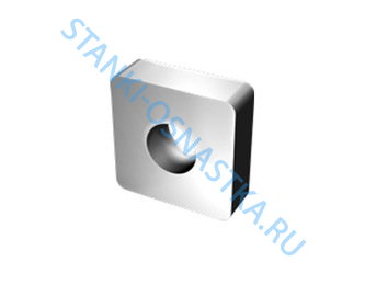 SNUA-120416 Т15К6(YT15) пластина квадратная гладкая с отверстием