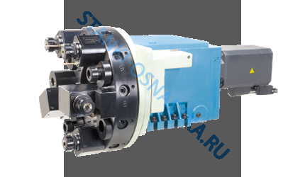 Pевольверная головка SMT с одним сервомотором на индексацию и аксиальный инструмент Pragati Pевольверная головка SMT с одним сервомотором на индексацию и аксиальный инструмент Pragati