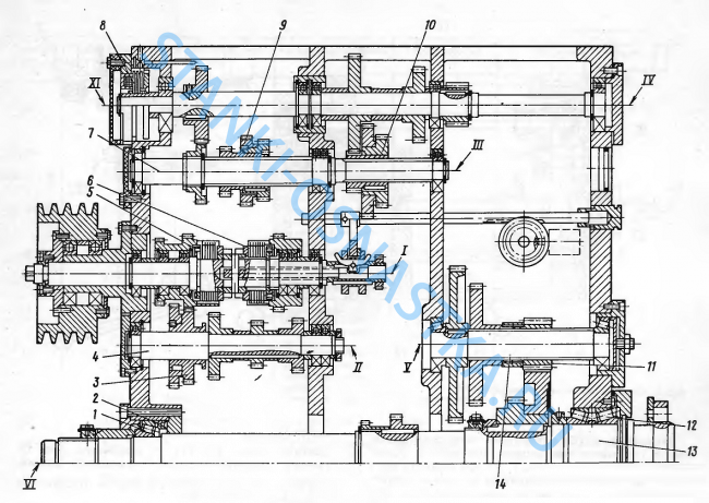 Шпиндельная бабка 1М63/ДИП300