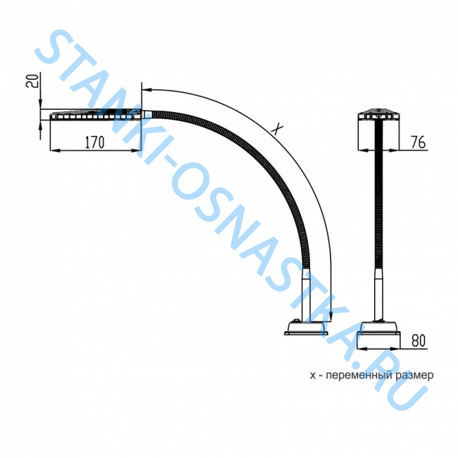 Низковольтный светильник Армата 045-03 (LED,на основании,6Вт,IP21 гибкая стойка 650 мм) (Чёрный) Низковольтный светильник Армата 045-03 (LED,на основании,6Вт,IP21 гибкая стойка 650 мм) (Чёрный)