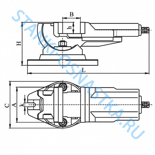 Тиски станочные поворотные 7200-0215-02 (160мм) чугун, Бар. Тиски станочные поворотные 7200-0215-02 (160мм) чугун, Бар.