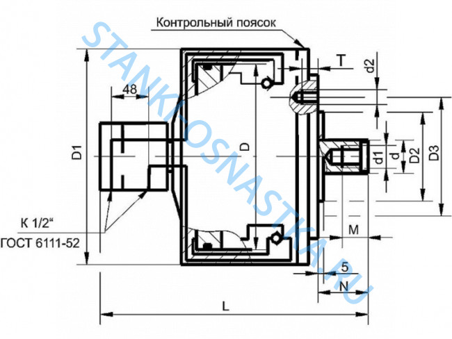 Гидроцилиндр ЦГВ 125 Гидроцилиндр ЦГВ 125