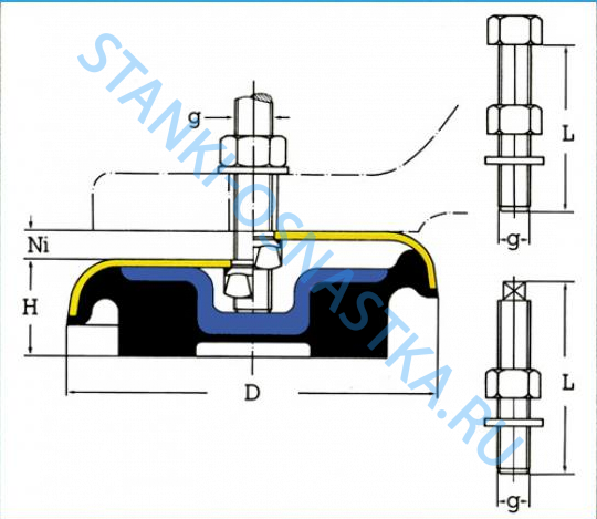 Виброопора TK 120 Виброопора TK 120