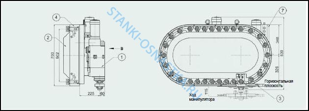 Инструментальный магазин ATC-4030V-225-90 Pragati / Прагати