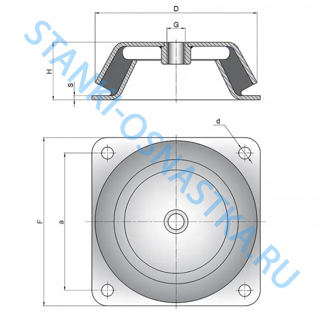 Виброопора EPL 02-40 Виброопора EPL 02-40