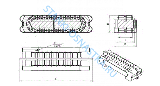 Опора качения роликовая РОНА-120