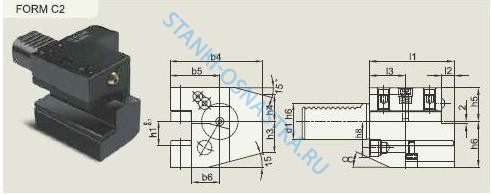 Резцедержатель LEFT HAND-AXIAL Pragati / Прагати Form C2