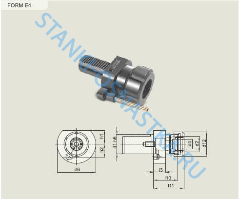 Резцедержатель COLLET CHUCK AS PER DIN 6498 Pragati / Прагати Form E4