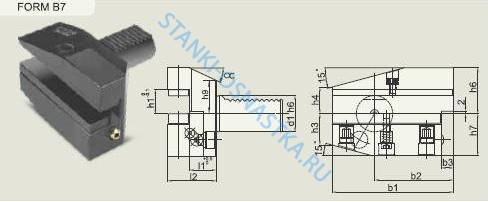 Резцедержатель RIGHT HAND LONG OVERHEAD-RADIAL Pragati / Прагати Rorm B7