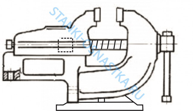 Тиски слесарные Т-80С
