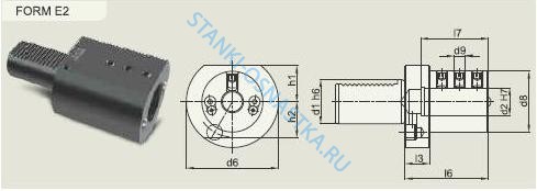 Резцедержатель BORING BAR HOLDER Pragati / Прагати Form E2