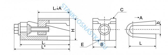 Опора клиновая 140 ОСТ2 Р79-1-78