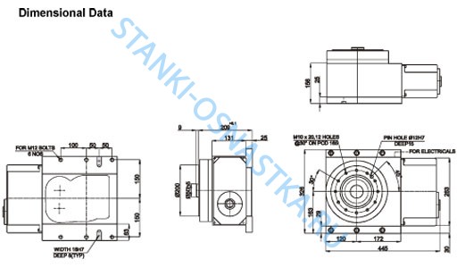 Индексный стол (поворотный стол) Серия H Pragati / Прагати IT -200