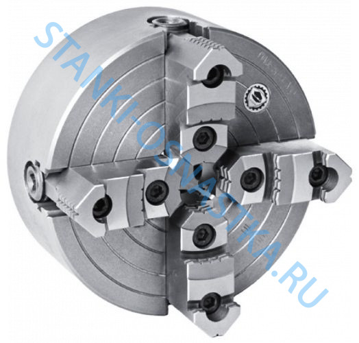 Патрон токарный БИЗОН 4345-250-8 DIN 55029 Кэмлокк 4-х кулачковый Патрон токарный БИЗОН 4345-250-8 DIN 55029 Кэмлокк 4-х кулачковый