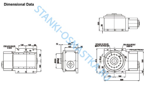 Индексный стол (поворотный стол) Серия H Pragati / Прагати IT -250