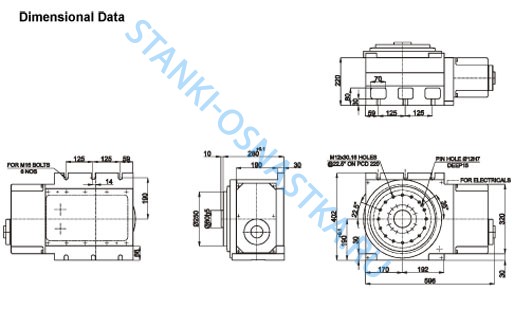 Индексный стол (поворотный стол) Серия U Pragati / Прагати IT -250