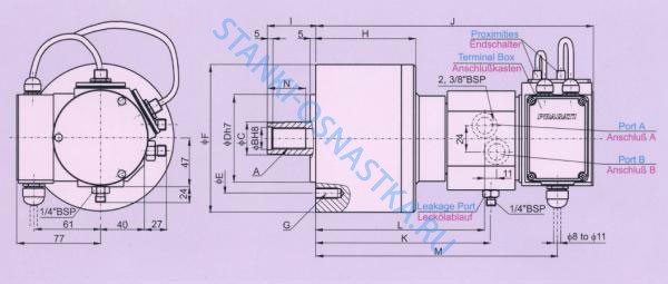 Зажимные цилиндры Серия PSS Pragati / Прагати