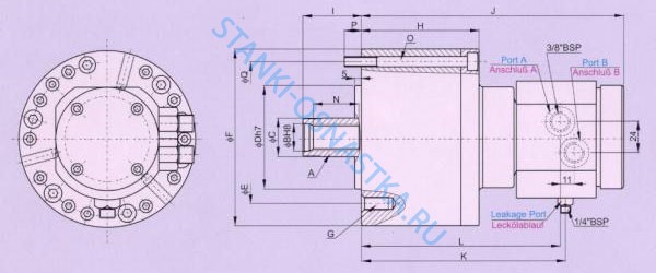 Зажимные цилиндры Серия PS Pragati / Прагати