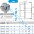 Комбинированный 3-х кулачковый токарный патрон Bison-Bial Польша тип 4505-630