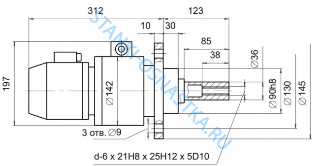 Головка электромеханическая ЭМЗ 7921-0003 Головка электромеханическая ЭМЗ 7921-0003