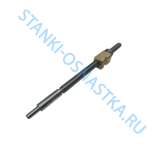 Винт в сборе с гайками каретки  и с лимбом 16К20.050.401/201/202/488