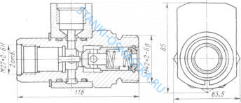 Гидрозамок односторонний М-1КУ32/320